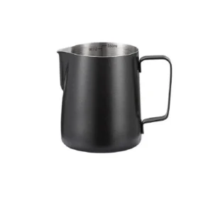 black-espresso-milk-frothing-pitcher-12-oz-350-ml Black Espresso Milk Frothing Pitcher 12 oz/350 ml
