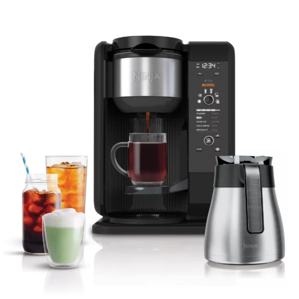 Ninja 10-Cup Black/Stainless Steel Residential Combination Coffee Maker