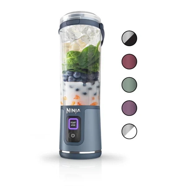 Ninja BC51NV Blast Portable Blender, Cordless, 18oz. Vessel, Denim Blue