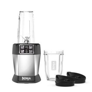 NINJA BL480D Nutri Auto iQ 24 oz. 3-Speed Black High Speed Single Serve Blender
