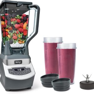 Ninja BL610 Professional 72 Oz Countertop Blender with 1000-Watt Base and Total Crushing Technology for-Smoothies, Ice and Frozen Fruit, Black