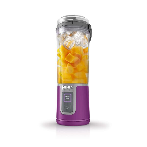 Ninja Blast 16 oz. Personal Portable Blender with Leak Proof Lid and Easy Sip Spout, Perfect for Smoothies, Passion Fruit, BC100PR