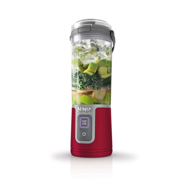 Ninja Blast 16 oz. Personal Portable Blender with Leak Proof Lid  Easy Sip Spout, Perfect for Smoothies, Cranberry Red, BC100CR
