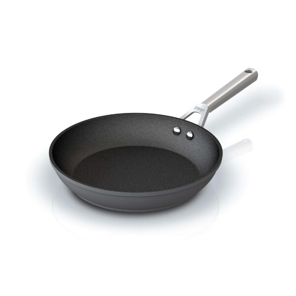 Ninja C30026 Foodi NeverStick Premium 10.25 Inch Fry Pan, Hard-Anodized, Nonstick, Durable Oven Safe to 500°F, Slate Grey