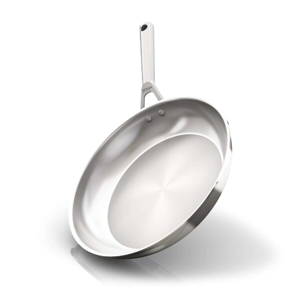 ninja-c90030-everclad-commercial-grade-stainless-steel-12-fry-pan-tri-ply-pans-oven-safe-to-600f-ptfe-safe-stainless Ninja C90030 Everclad Commercial-Grade Stainless Steel 12 Fry Pan, Tri-Ply Pans, Oven Safe to 600°F, PTFE Safe, Stainless