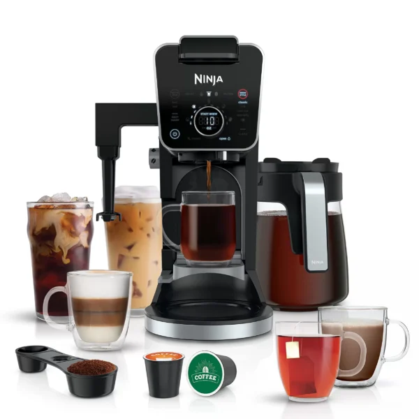 ninja-cfp301-dualbrew-pro-specialty-12-cup-drip-maker-with-glass-carafe-single-serve-grounds-black Ninja CFP301 DualBrew Pro Specialty 12-Cup Drip Maker with Glass Carafe, Single-Serve Grounds, Black