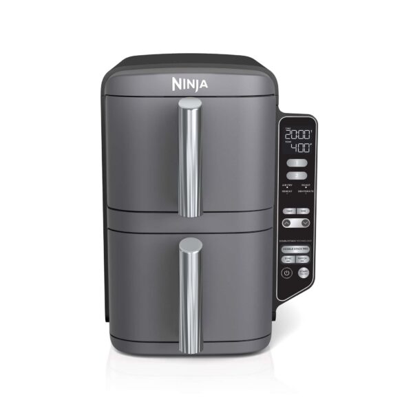 ninja-doublestack-xl-10-qt-4-in-1-2-basket-air-fryer-space-saving-design-sl400 Ninja DoubleStack XL 10 QT, 4-in-1, 2-Basket Air Fryer, Space Saving Design, SL400