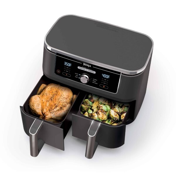 ninja-foodi-6-in-1-10-qt-xl-2-basket-air-fryer-with-dualzone-technology-dz401 Ninja Foodi 6-in-1 10-qt. XL 2-Basket Air Fryer with DualZone Technology, DZ401