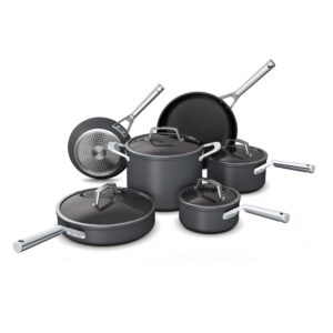 Ninja Foodi NeverStick Premium Hard-Anodized 10-Piece Cookware Set, oven safe to 500°F