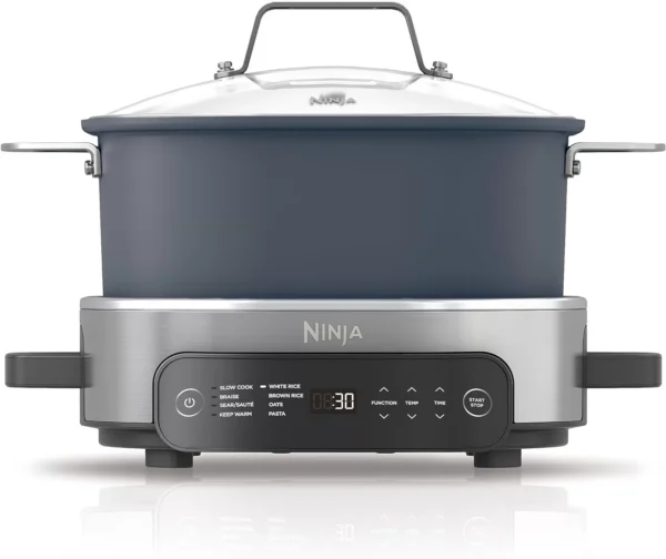 Ninja MC1101 Foodi Everyday Possible Cooker Pro, 8-in-1 Versatility, 6.5 QT, Midnight Blue