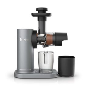 ninja-neverclog-150-watts-cold-press-juicer-with-18oz-jug-30oz-pulp-container-2-speed-compact-red Ninja NeverClog 150 Watts Cold Press Juicer with 18oz Jug, 30oz Pulp Container, 2-Speed, Compact, Red