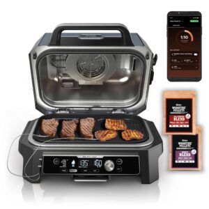 ninja-og951-woodfire-pro-connect-premium-xl-outdoor-grill-smoker-2-built-in-thermometers-black Ninja OG951 Woodfire Pro Connect Premium XL Outdoor Grill Smoker, 2 Built-In Thermometers, Black