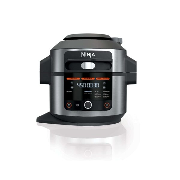 ninja-ol500-foodi-6-5-qt-14-in-1-pressure-cooker-steam-fryer-with-smartlid-silver-black Ninja OL500 Foodi 6.5 Qt. 14-in-1 Pressure Cooker Steam Fryer with SmartLid, Silver/Black