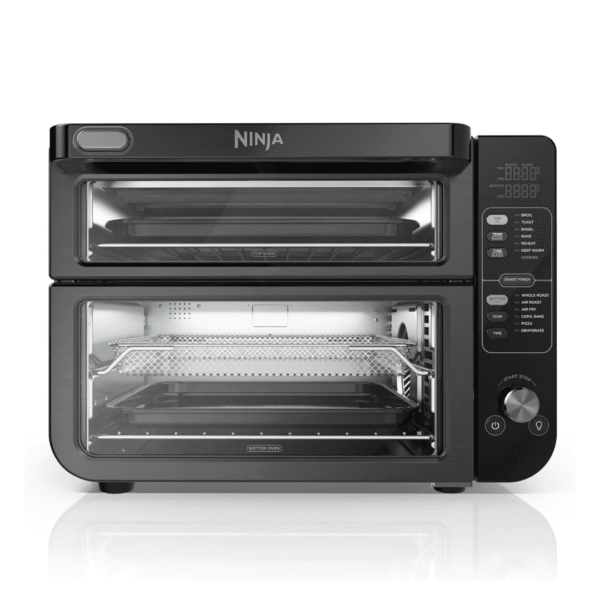 ninja-toaster-oven-double-oven-with-flexdoor-flavorseal-smart-finish-13-in-1-black-dct402bk Ninja, Toaster Oven, Double Oven with FlexDoor, FlavorSeal Smart Finish, 13-in-1, Black, DCT402BK